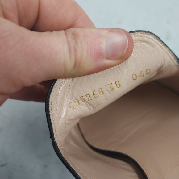 GUCCI Princetown Embroidered Bees Stars Horsebit Mule Shoe - Picture 3 of 8